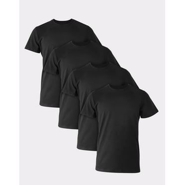 Hanes Men's Crewneck Undershirt 4-Pack T-Shirt Tee Comfort Fit Stretch Ultimate