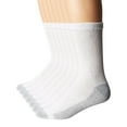 thumbnail image 1 of Hanes Men's Cushion Crew Socks, White (6 Pack), 1 of 1