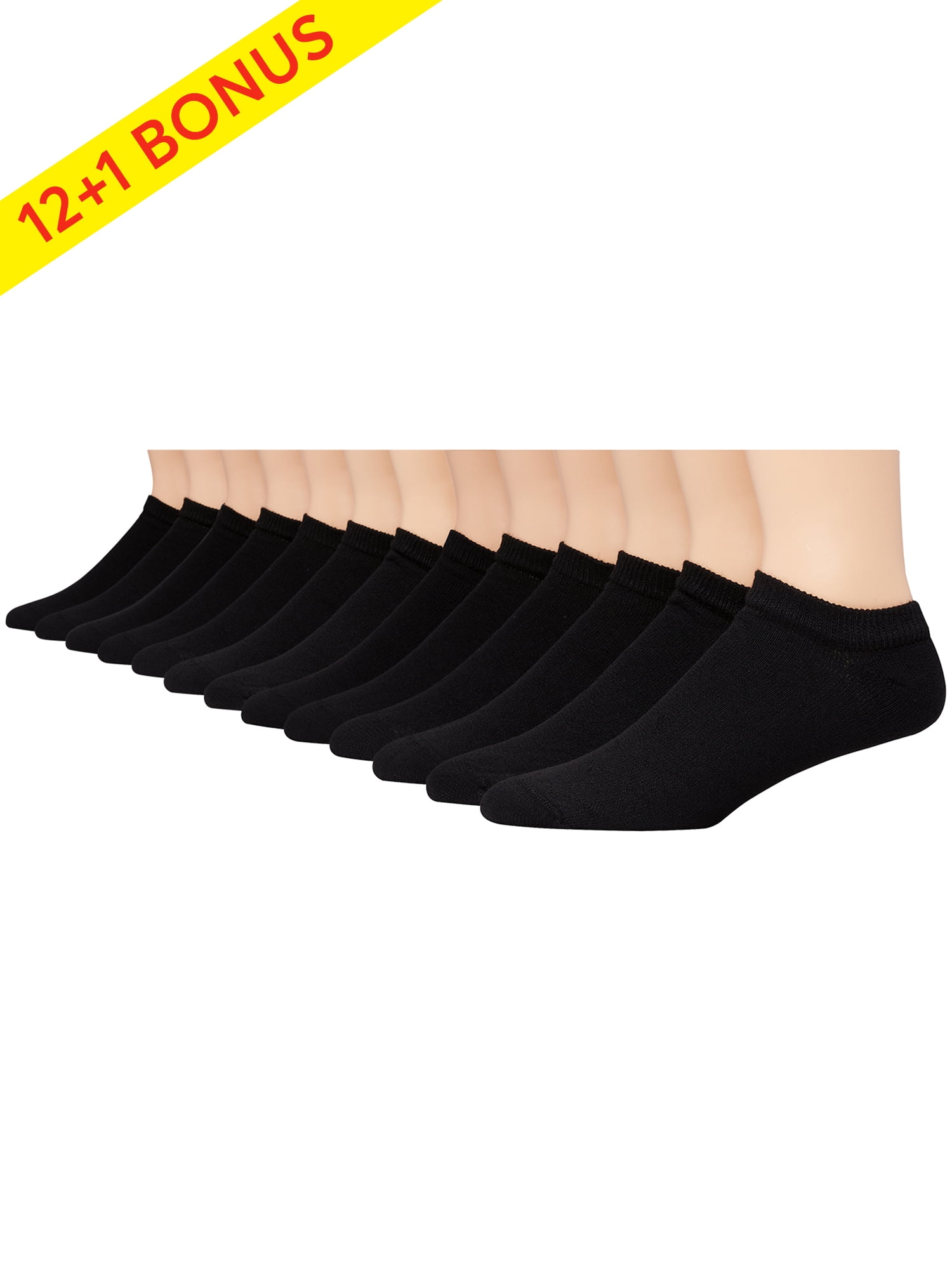 Hanes Men's Cushion No Show Socks, Size 6-12, 6 pairs - The Fresh