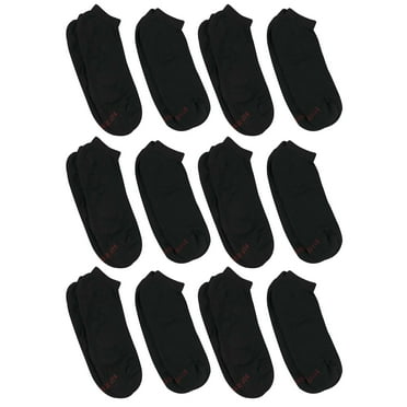 Hanes Men's Double Tough Durability No Show Socks, 12 Pack