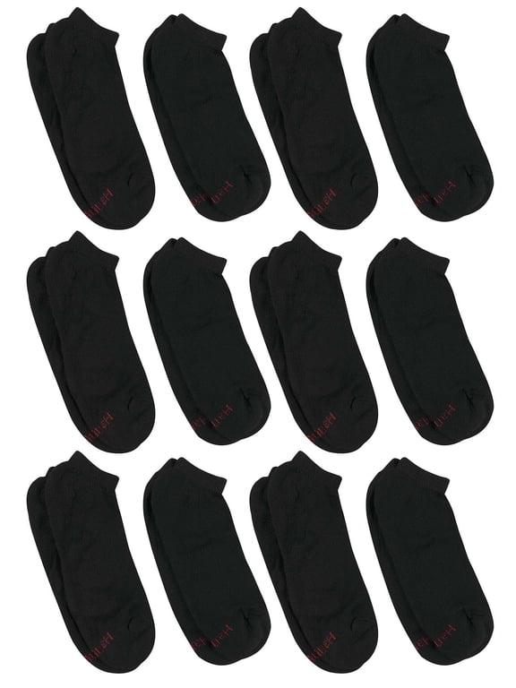 Men's Double Tough Durability No Show Socks, 12-Pack, Size 6-12