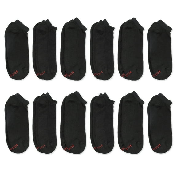 Hanes Men's Double Tough Low Cut Socks, 12   2 Bonus Pack