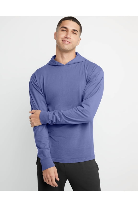 Men's Originals Hooded Long-Sleeve 100% Cotton T-Shirt, Sizes S-3XL