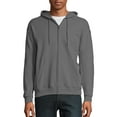 thumbnail image 1 of Hanes Men's and Big Men's Ecosmart Fleece Full Zip Hooded Jacket, up to Size 3XL, 1 of 6