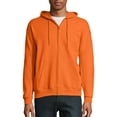 thumbnail image 1 of Hanes Men's and Big Men's Ecosmart Fleece Full Zip Hooded Jacket, up to Size 3XL, 1 of 6