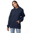 thumbnail image 1 of Men's Hanes® EcoSmart Fleece Pullover Hoodie Color: Heather Navy Size: M, 1 of 4