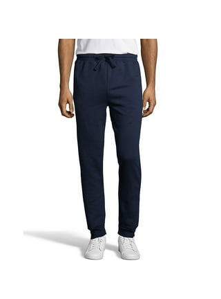 Hanes Men's Sweatpants, EcoSmart Best Sweatpants for Men, Men's Athletic  Lounge Pants with Cinched Cuffs (1 or 2 Pack Option) 1 Deep Red Medium