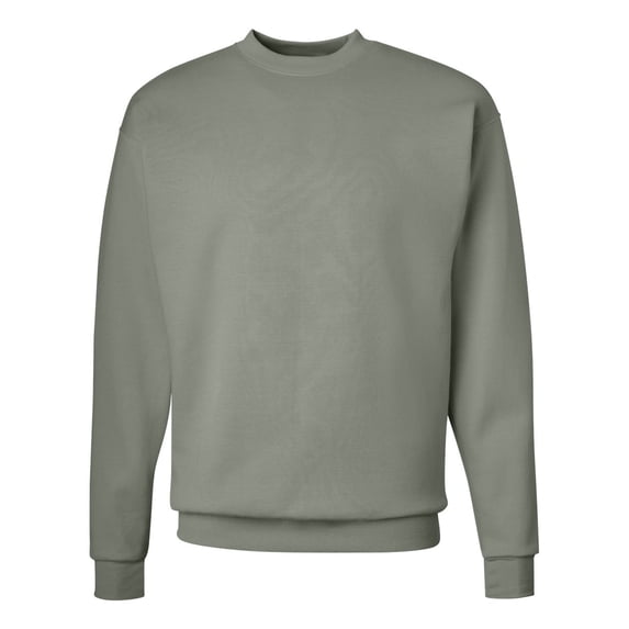 Hanes Men's EcoSmart Fleece Sweatshirt, Stonewashed Green, Large Pack of 2