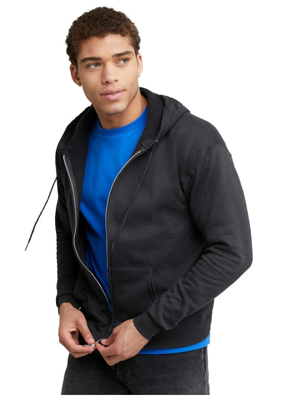 Hanes Men's EcoSmart Fleece Zip-up Hoodie, up to Sizes 3XL