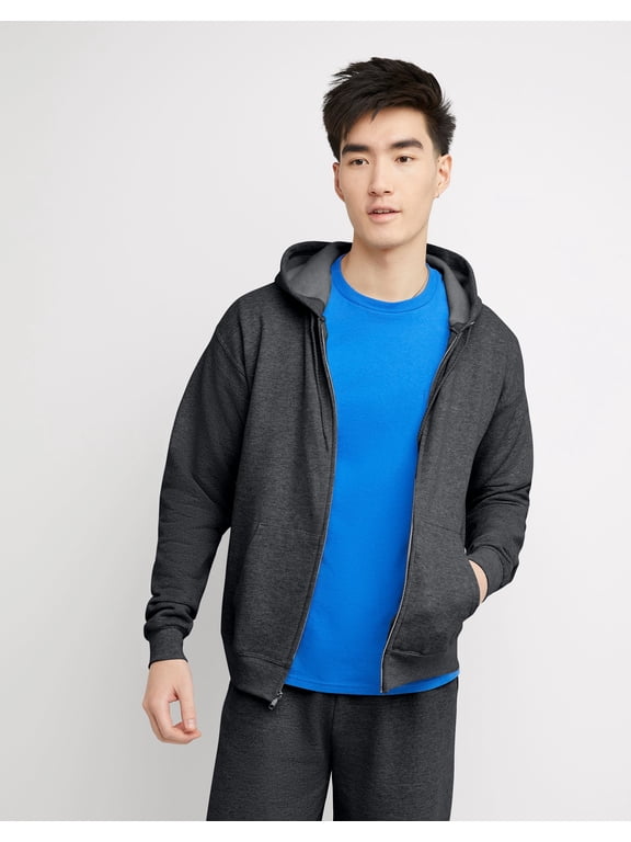 Men's & Big Men's Fleece Full Zip Up Hoodie Sweatshirt, Sizes S-3XL
