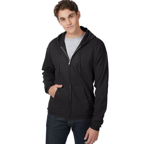 Hanes Men's & Big Men's Fleece Full Zip Up Hoodie Sweatshirt, Sizes S-3XL