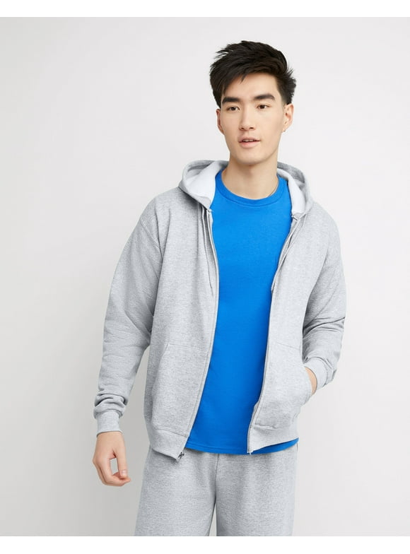 Men's & Big Men's Fleece Full Zip Up Hoodie Sweatshirt, Sizes S-3XL