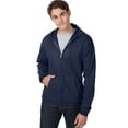 thumbnail image 1 of Hanes Men's & Big Men's Fleece Full Zip Up Hoodie Sweatshirt, Sizes S-3XL, 1 of 6