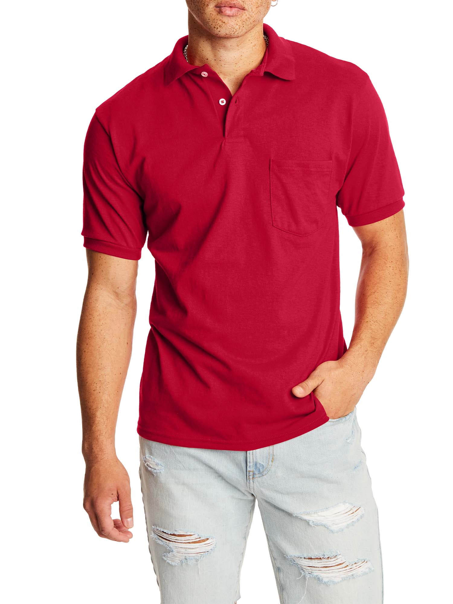 Plus Size 4XL-M Summer Ice Silk Short Sleeve Knitted Polo Shirts