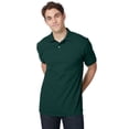 thumbnail image 1 of Hanes EcoSmart Men's Polo Shirt (Big & Tall Sizes Available) Deep Forest XL, 1 of 5