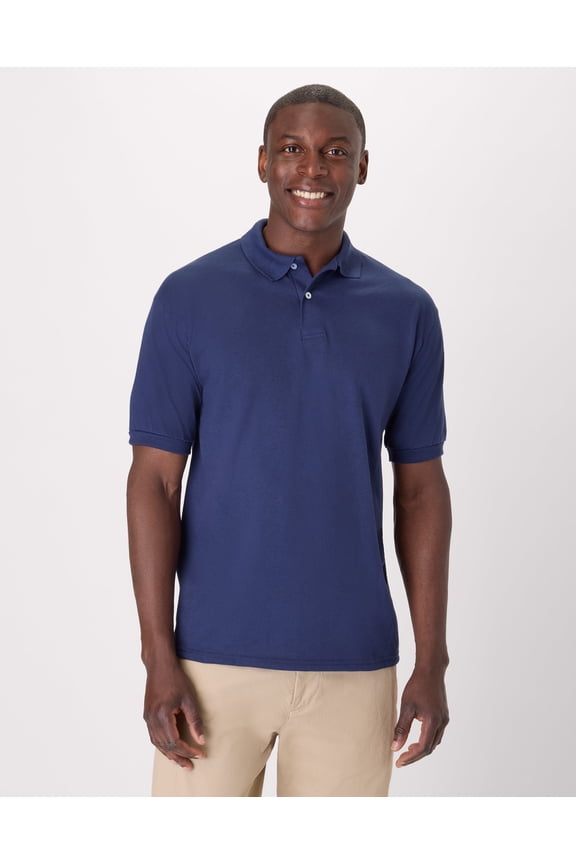 EcoSmart Men's Polo Shirt (Big & Tall Sizes Available) Navy L