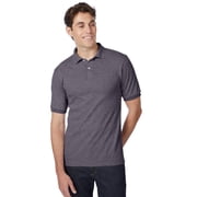 Hanes EcoSmart Men's Polo Shirt (Big & Tall Sizes Available) Charcoal Heather S