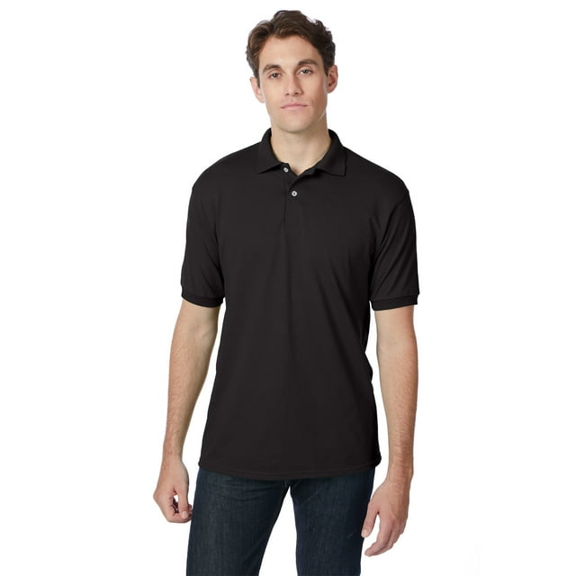 Hanes Men's EcoSmart Polo Shirt, Sizes S-3XL