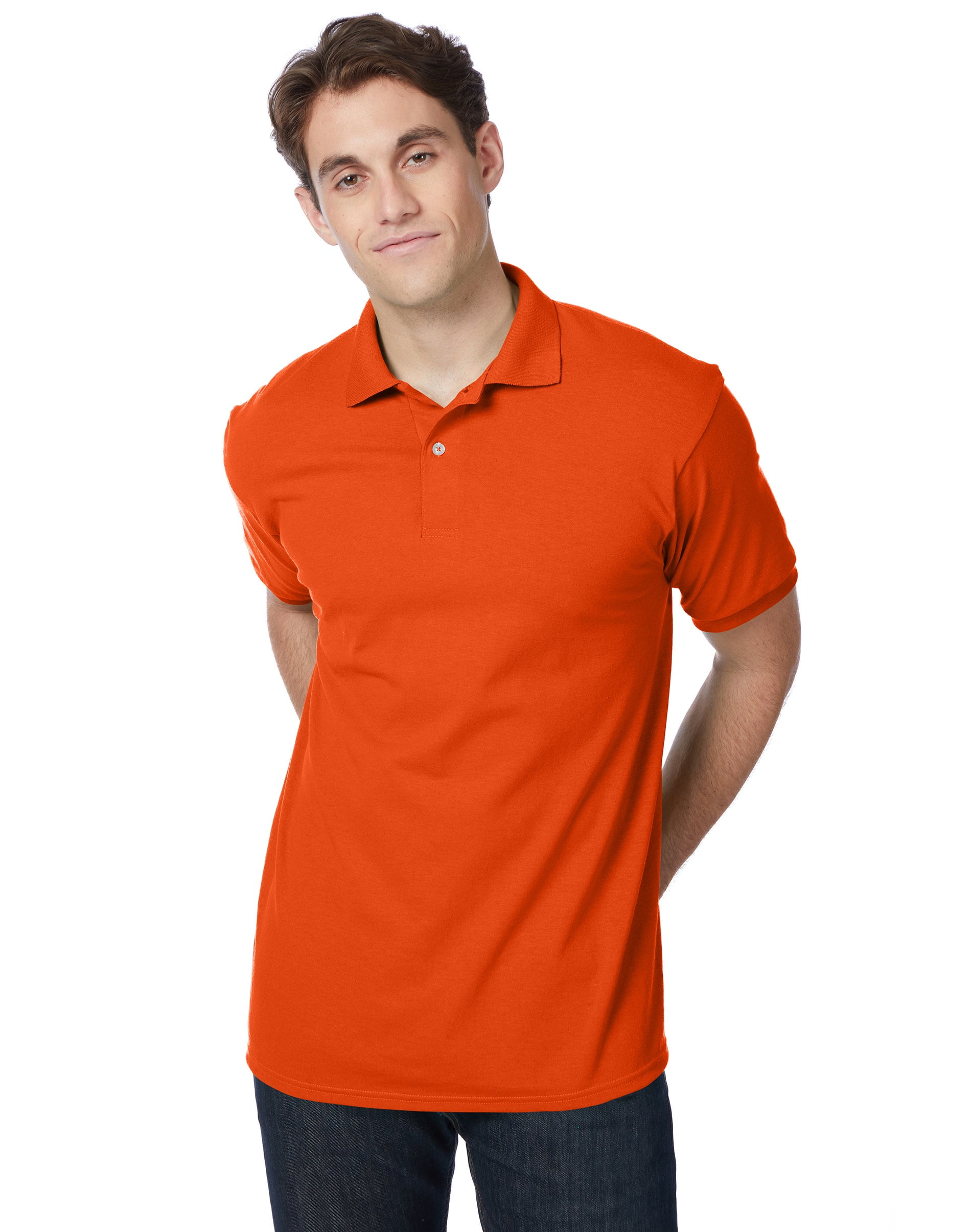 Men's Short-Sleeve Polo Tee In Cotton Jersey