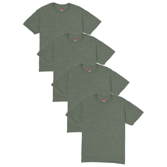 Hanes Men's EcoSmart Short Sleeve T-shirt (4-pack)