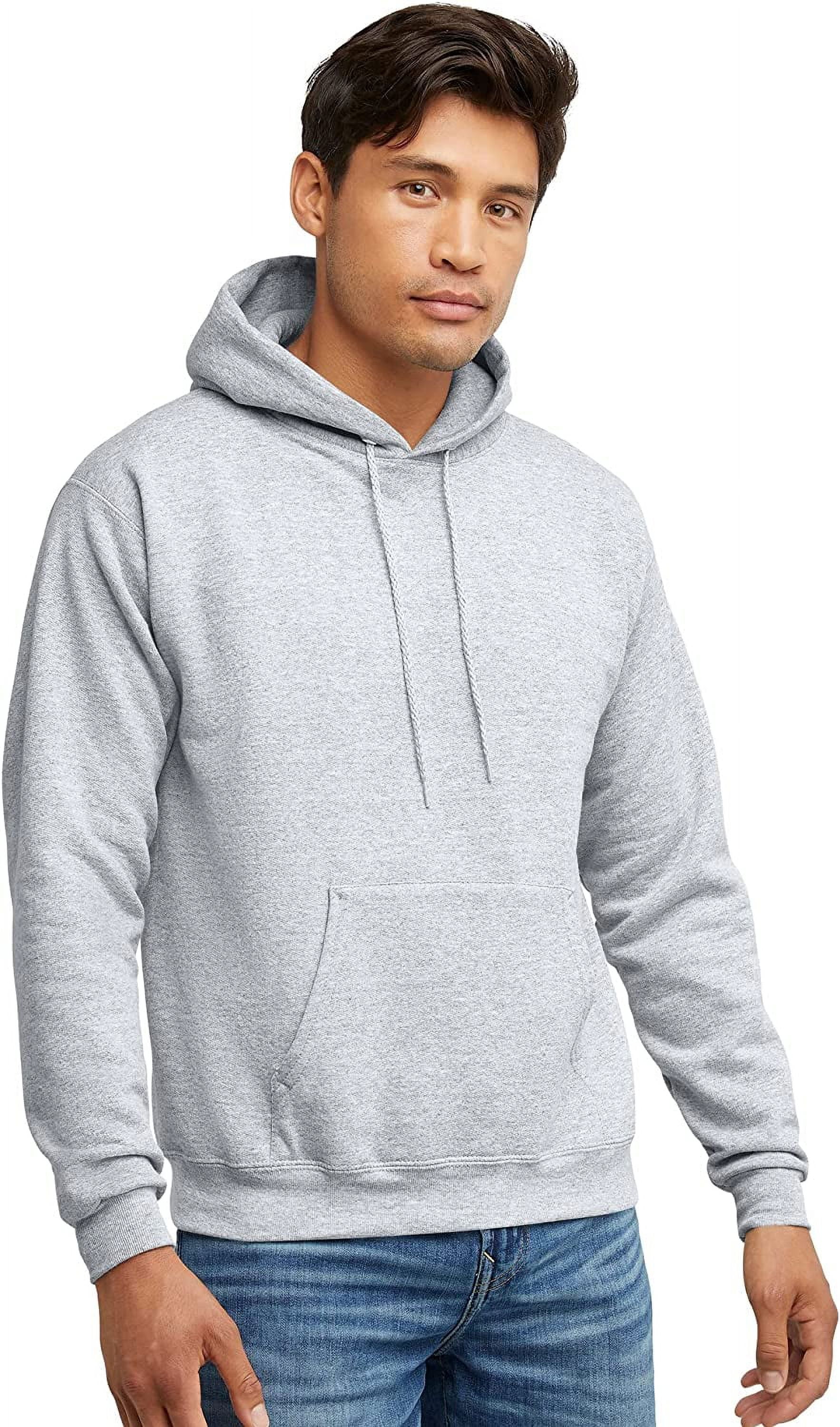 Men's Ecosmart Hoodie, Midweight Fleece Sweatshirt, Pullover Hooded  Sweatshirt for Men