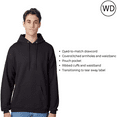 thumbnail image 1 of Hanes Men's Ecosmart Hoodie -WD17 Fleece Sweatshirt, Pullover Hooded Sweatshirt for Men, Black M, 1 of 6