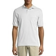 Hanes Men's Ecosmart Jersey Polo Shirt with Pocket
