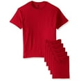 thumbnail image 1 of Hanes Men's Ecosmart T-Shirt Pack of 6, Deep Red, XXX-Large, 1 of 2