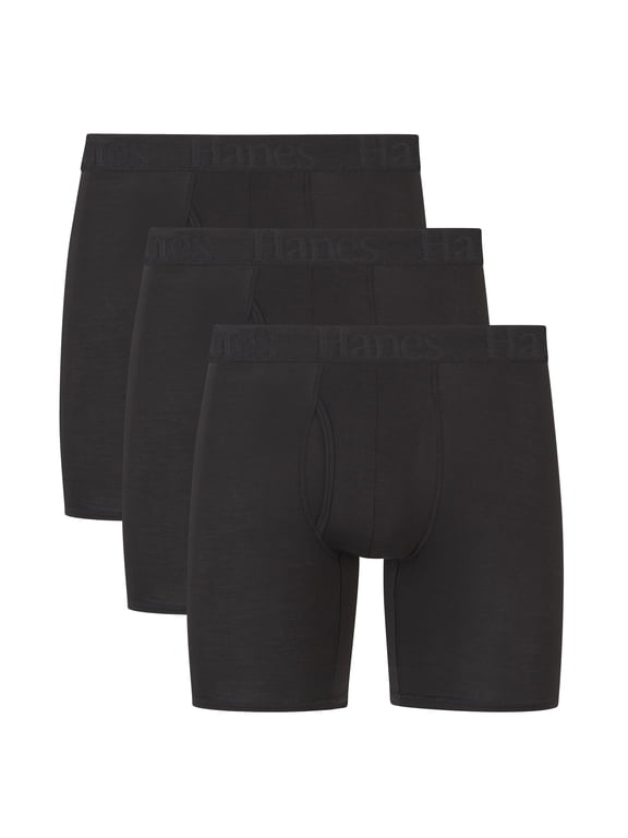 Originals Men's SuperSoft Boxer Brief Underwear, 3-Pack, Sizes S-2XL