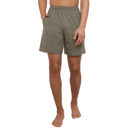 Hanes Men’s Essentials Cotton Shorts With Pockets, 7.5" Inseam, Sizes S-2XL