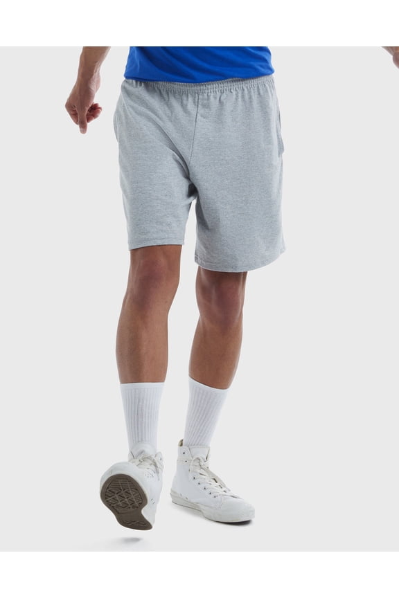 Essentials Men's Cotton Shorts With Pockets, 7.5" Inseam Sizes S-4XL