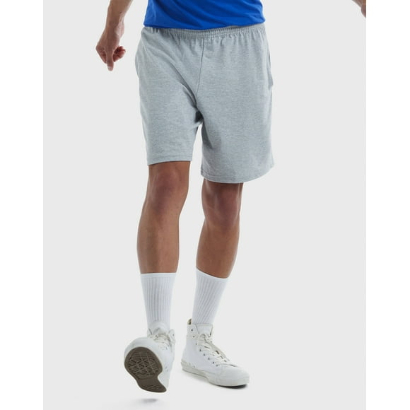 Hanes Essentials Men's Cotton Shorts With Pockets, 7.5" Inseam Sizes S-4XL