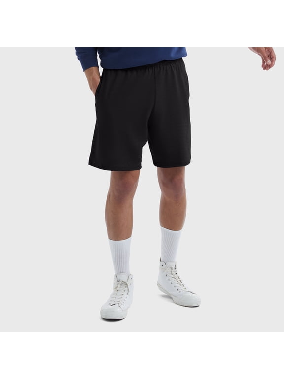 Essentials Men's Cotton Shorts With Pockets, 7.5" Inseam Sizes S-4XL