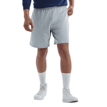 Hanes Men's Essentials Cotton Shorts With Pockets, 7.5" Inseam, Sizes S-4XL