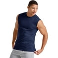 thumbnail image 1 of Hanes Essentials Men's Muscle Tank Sleeveless Tee Workout Gym Crewneck Midweight, 1 of 5