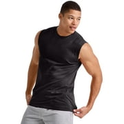 Hanes Essentials Men's Muscle Tank Sleeveless Tee Workout Gym Crewneck Midweight