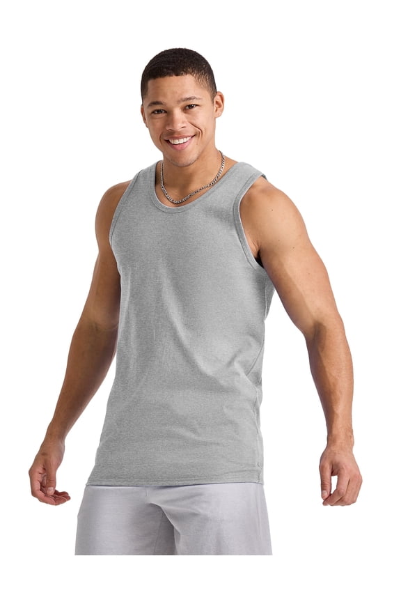 Essentials Tank Top 3-Pack, Midweight Cotton Tanks, Sleeveless Shirts