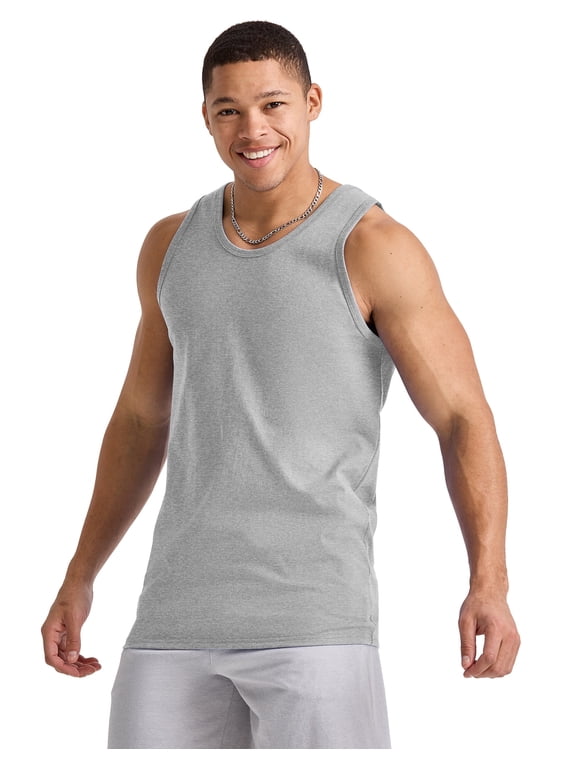 Essentials Tank Top 3-Pack, Midweight Cotton Tanks, Sleeveless Shirts