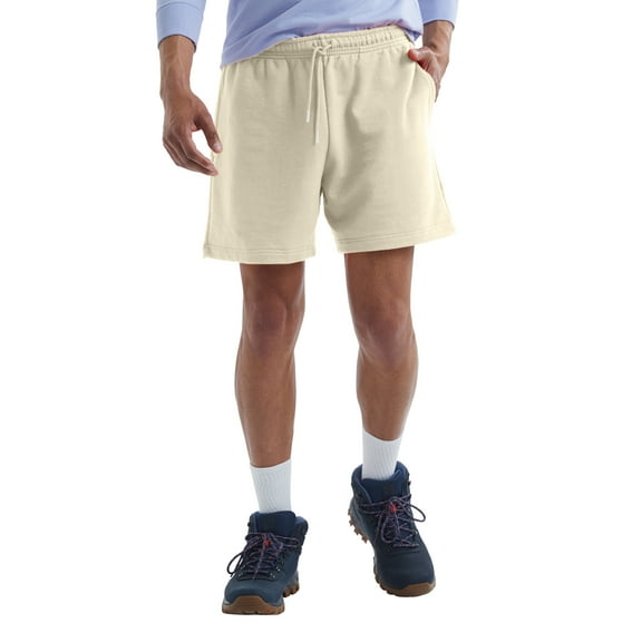 Hanes Men's Explorer French Terry 6" Shorts, Sizes XS-2XL