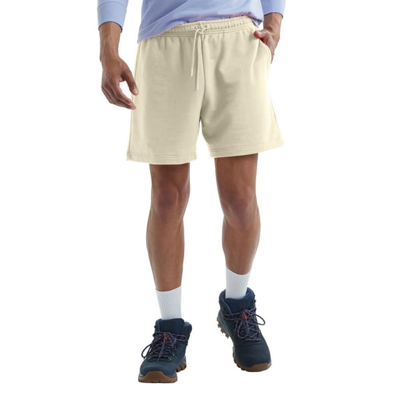Hanes Men's Explorer French Terry 6" Shorts, Sizes XS-2XL