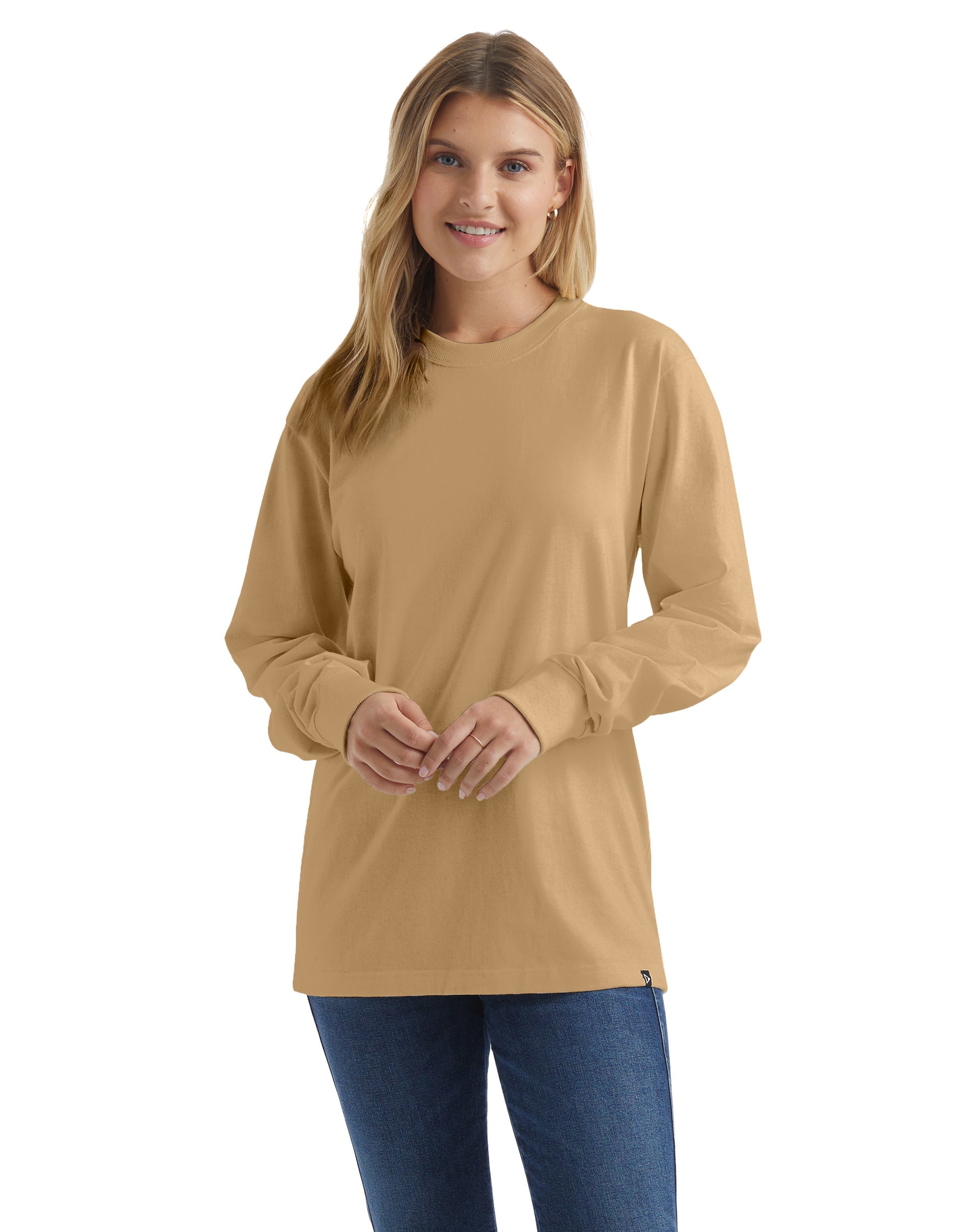 Hanes Men's Explorer Graphic Long Sleeve 100% Cotton T-Shirt, Sizes XS ...