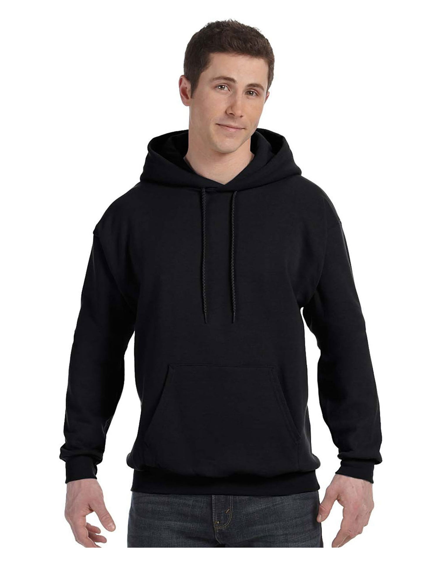 Hanes Men's Fleece Full Cut Athletic Hooded Pullover, Style P170