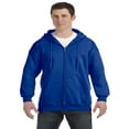 thumbnail image 1 of Hanes Men's Fleece Full Zip Pouch Pockets Hoodie, Style F280, 1 of 3