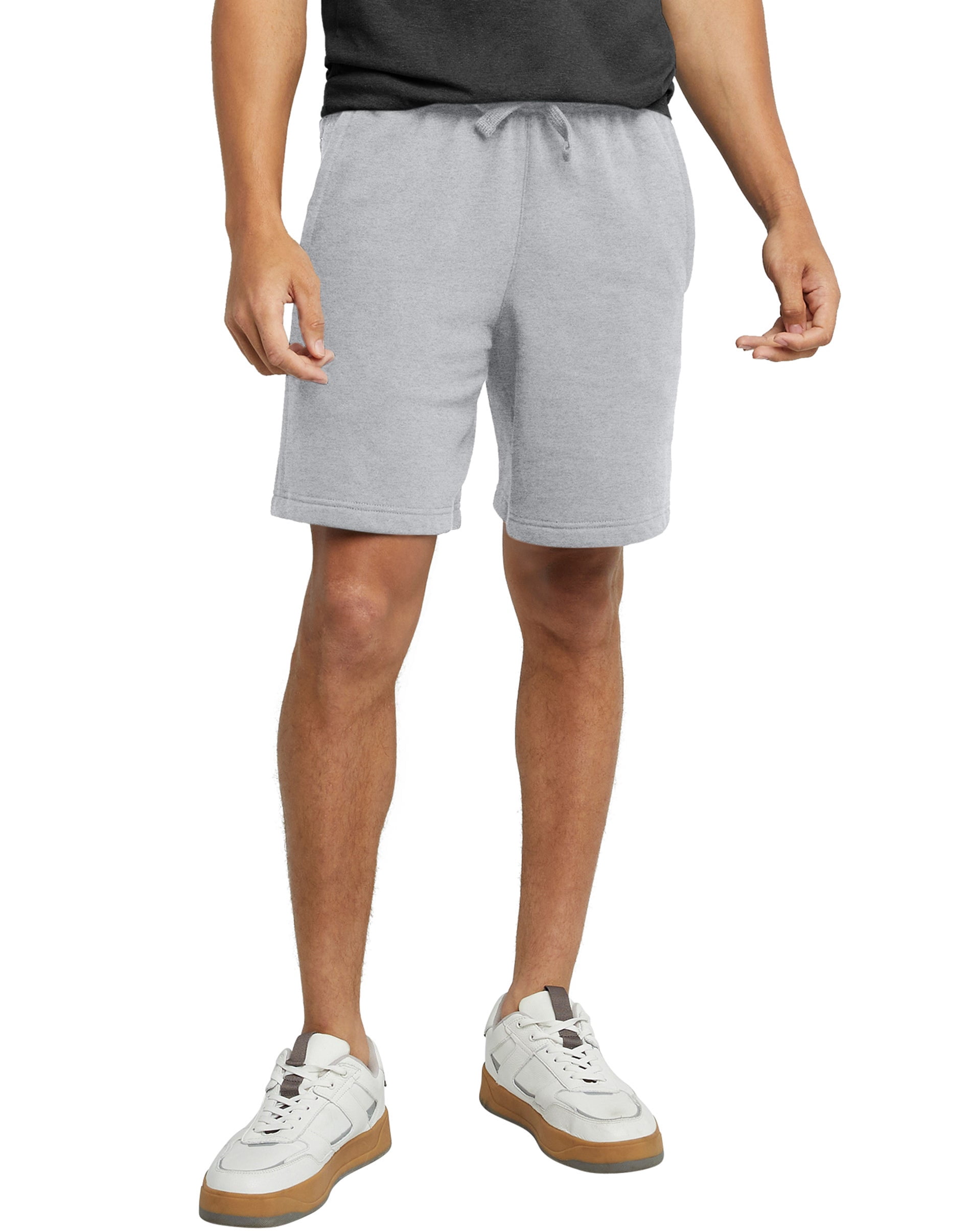 Hanes Men's Fleece Sweat Shorts with Pockets, Adjustable Drawcord