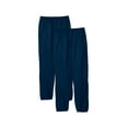 thumbnail image 1 of Hanes Men's Fleece Sweatpants 2-Pack EcoSmart Fleece Perfect Fit 32" inseam, 1 of 3