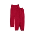 thumbnail image 1 of Hanes Men's Fleece Sweatpants 2-Pack EcoSmart Fleece Perfect Fit 32" inseam, 1 of 3