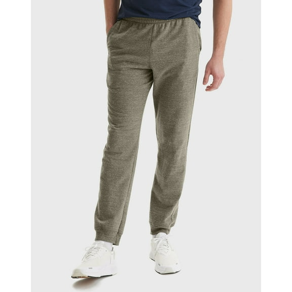 Hanes Originals Men's French Terry Joggers with Pockets, 30.5" Camouflage Green Heather XL
