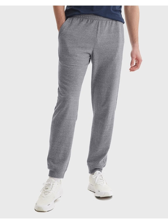 Originals Men's French Terry Joggers with Pockets, 30.5" Black Heather L