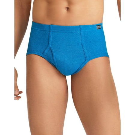 Hanes Men's Underwear Briefs Pack, Mid-Rise, ComfortSoft Waistband, 6-Pack Assorted S