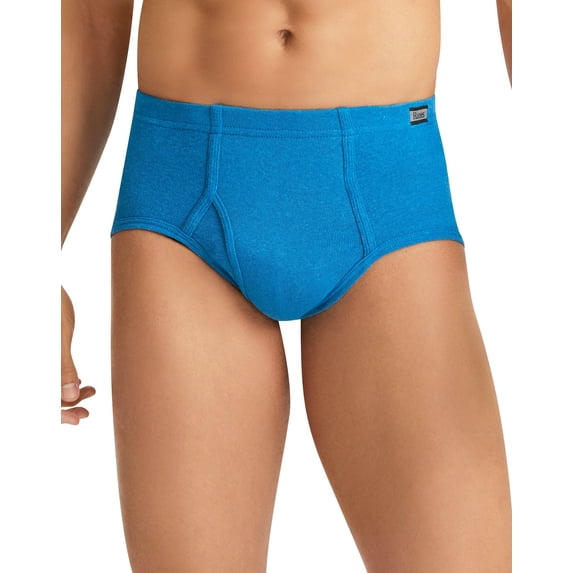 Hanes Men's Underwear Briefs Pack, Mid-Rise, ComfortSoft Waistband, 6-Pack Assorted S